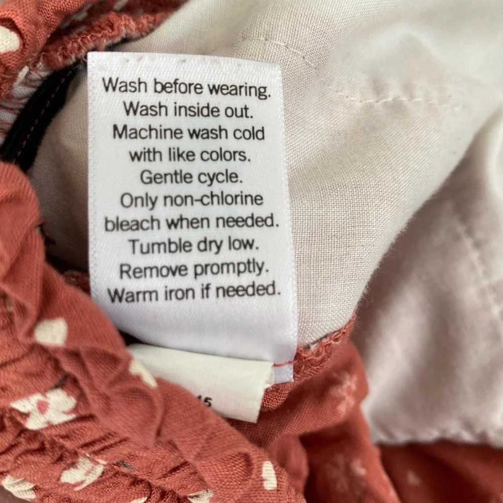 {SO} Floral High Waist Women's Shorts with Elastic Waist & Ties - Picture 5 of 6